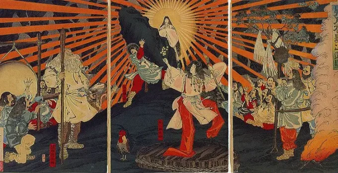 amaterasu la déesse japonaise du soleil